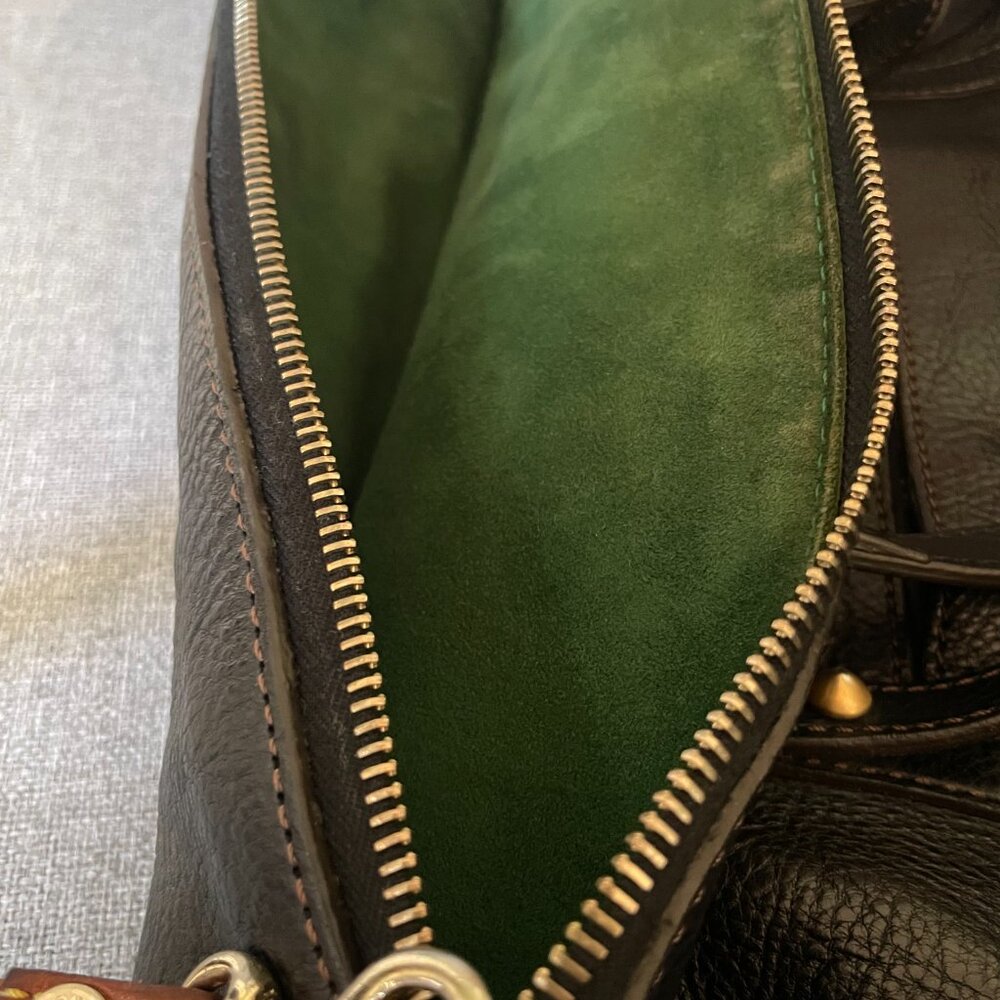 Dooney & Bourke Black Leather Shoulder Bag - Picture 8 of 13